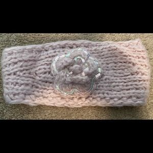 Flower Crochet winter headband